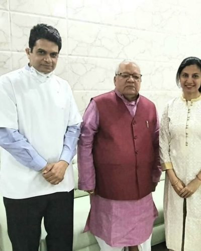 Blessed by presence of Hon'ble Governor of Rajasthan, Shri Kalraj Mishra at our clinic for Dental Treatment